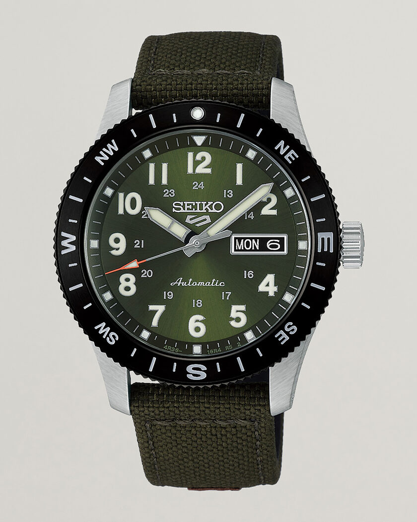Seiko 5 Sports Automatic Field Watch 41mm Green Dial – Grøn