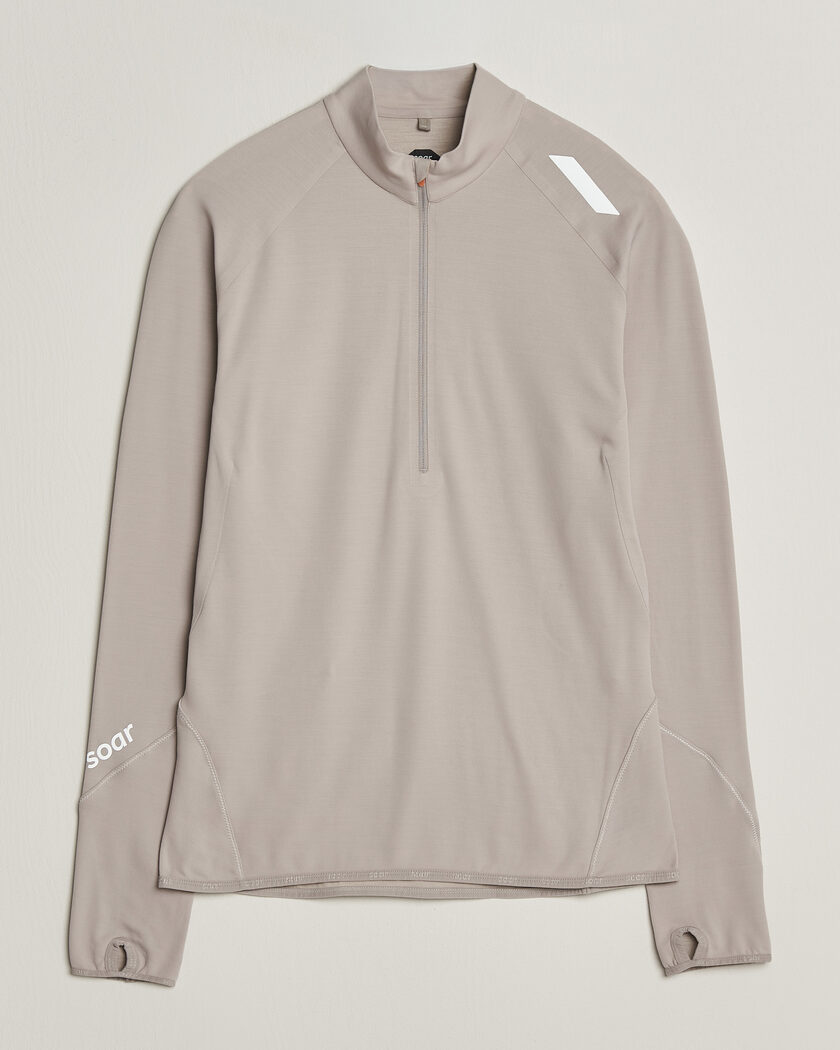 SOAR Running Wool Tech Top Opal Grey – Grå