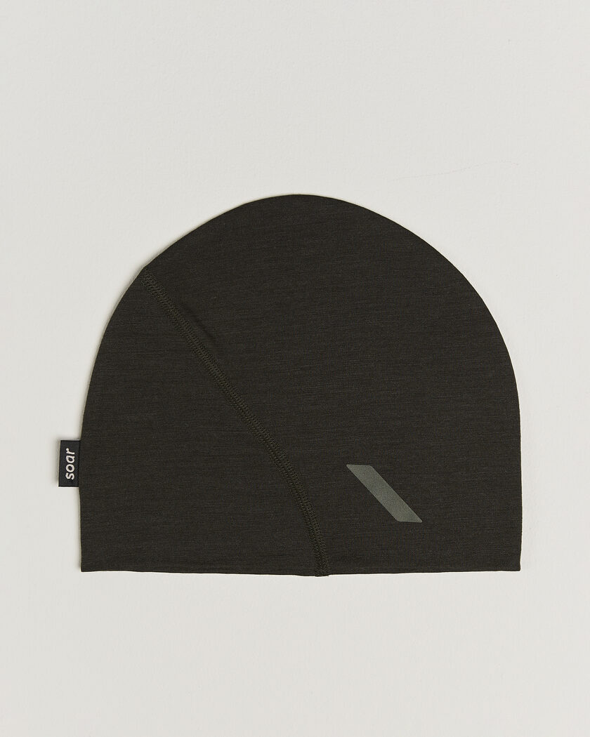SOAR Running Merino/Silk Beanie Forest – Grøn