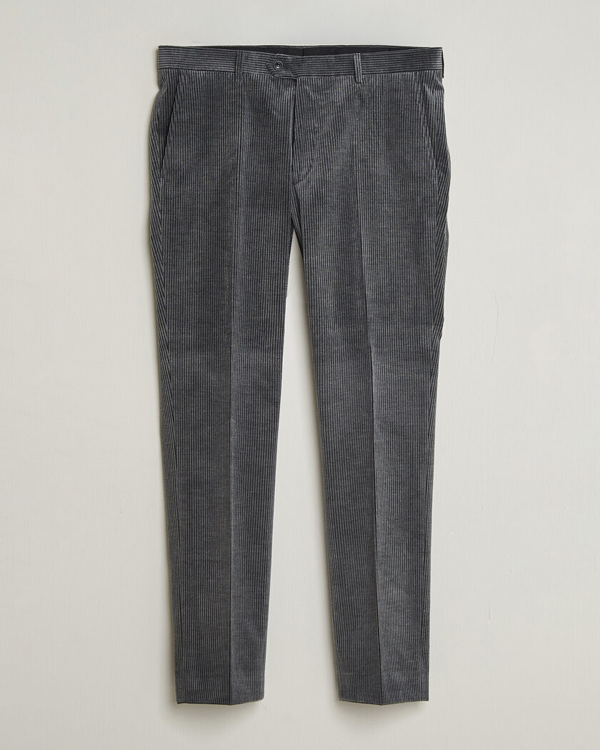 Oscar Jacobson Dandy Corduroy Trousers Grey – Grå