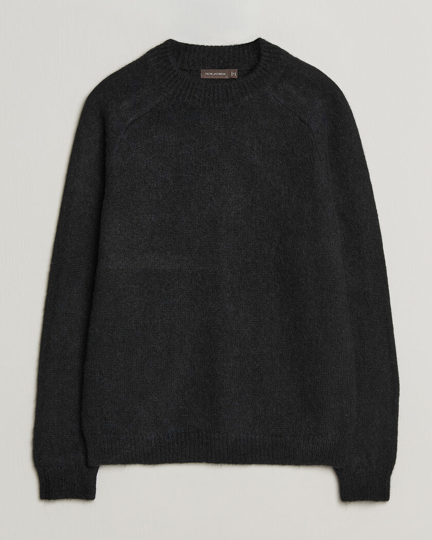 Oscar Jacobson Andie Alpacka/Merino Knitted Sweater Black – Sort