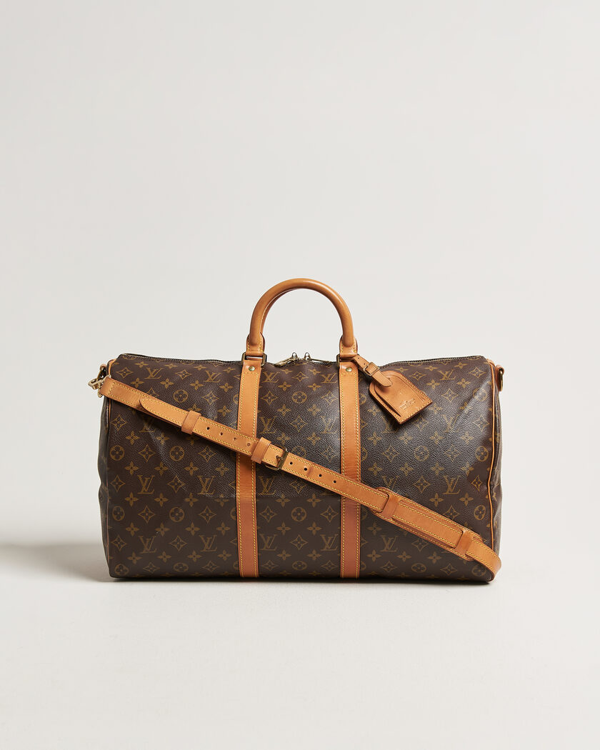 Louis Vuitton Pre-Owned Keepall 50 Bandoulière Monogram – Brun