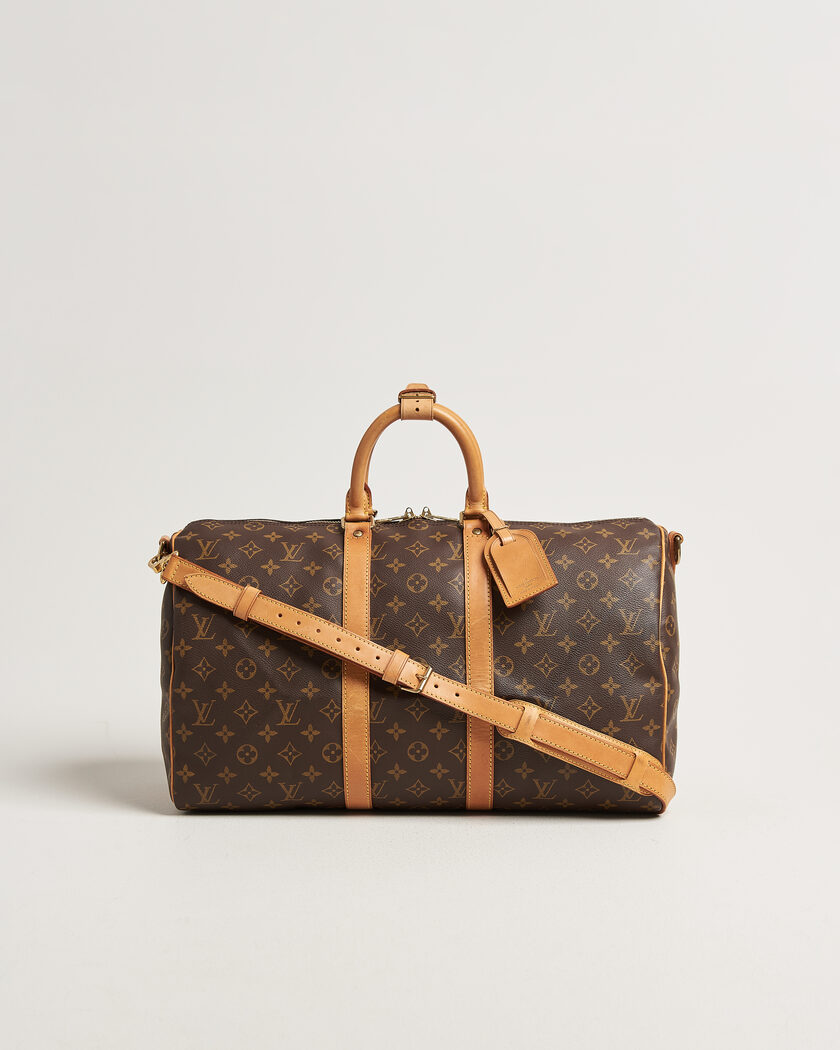 Louis Vuitton Pre-Owned Keepall 45 Bandoulière Monogram – Brun