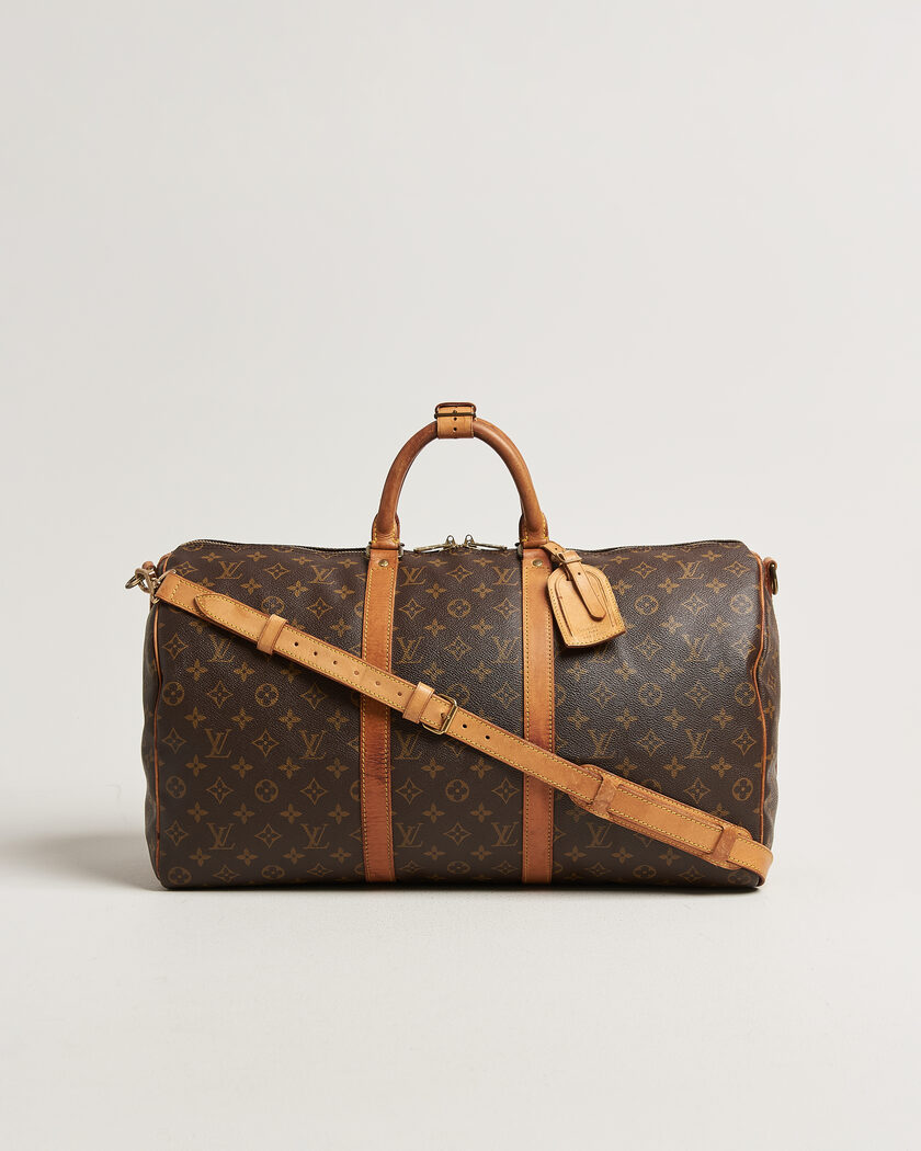Louis Vuitton Pre-Owned Keepall 50 Bandoulière Monogram – Brun