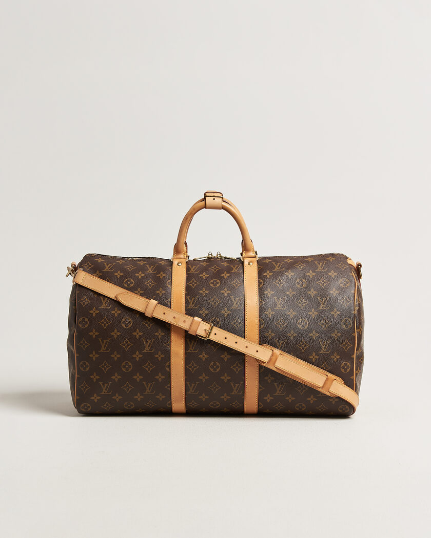 Louis Vuitton Pre-Owned Keepall 50 Bandoulière Monogram – Brun