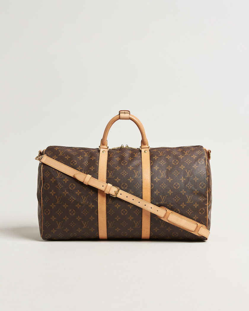 Louis Vuitton Pre-Owned Keepall 50 Bandoulière Monogram – Brun