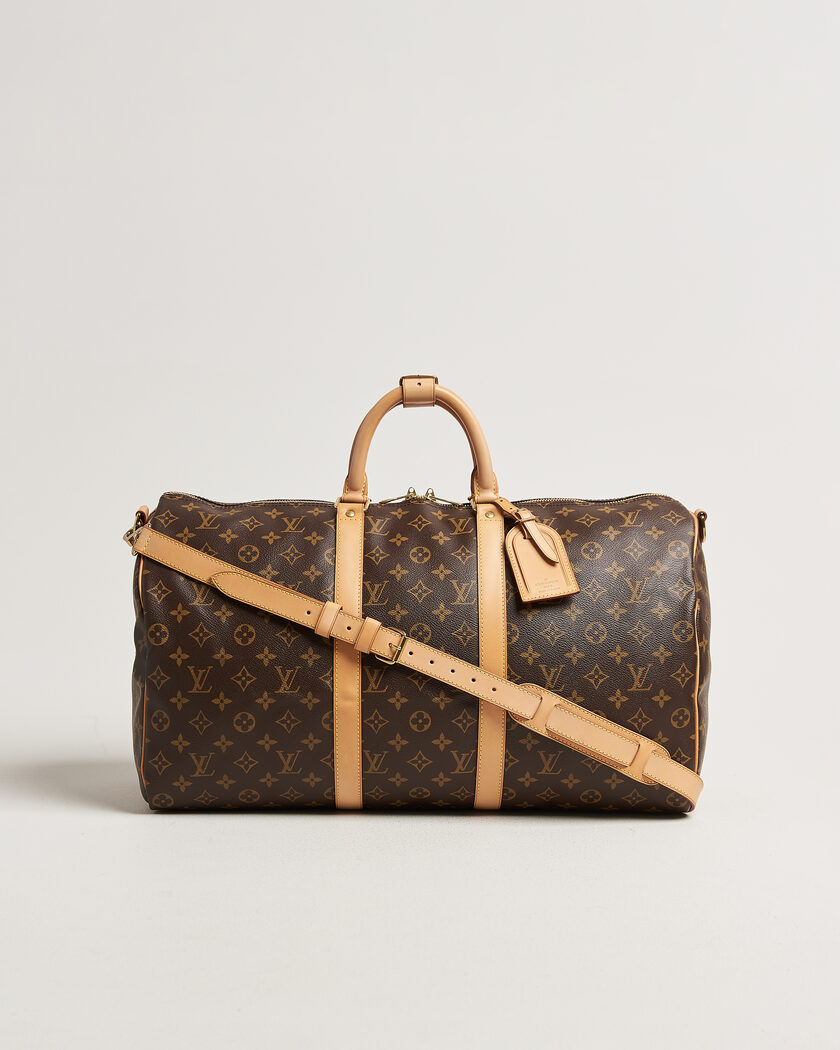 Louis Vuitton Pre-Owned Keepall 50 Bandoulière Monogram – Brun