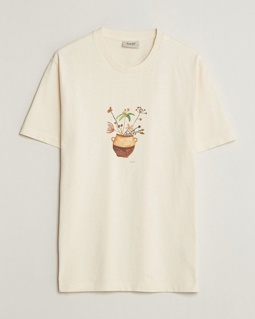 Forét Vase T-Shirt Cloud – Hvid