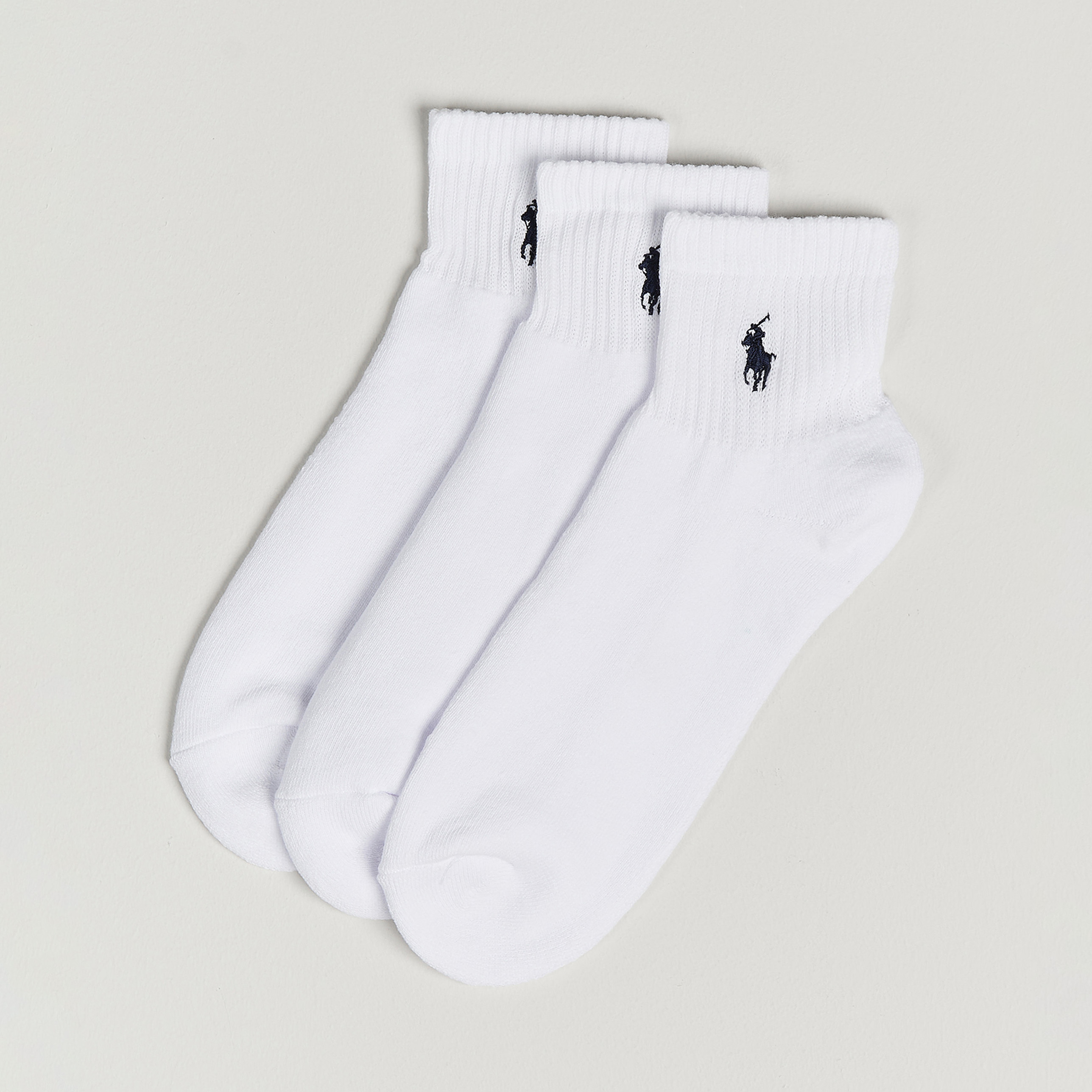 Polo Ralph Lauren 3-Pack Sport Socks White - CareOfCarl.dk