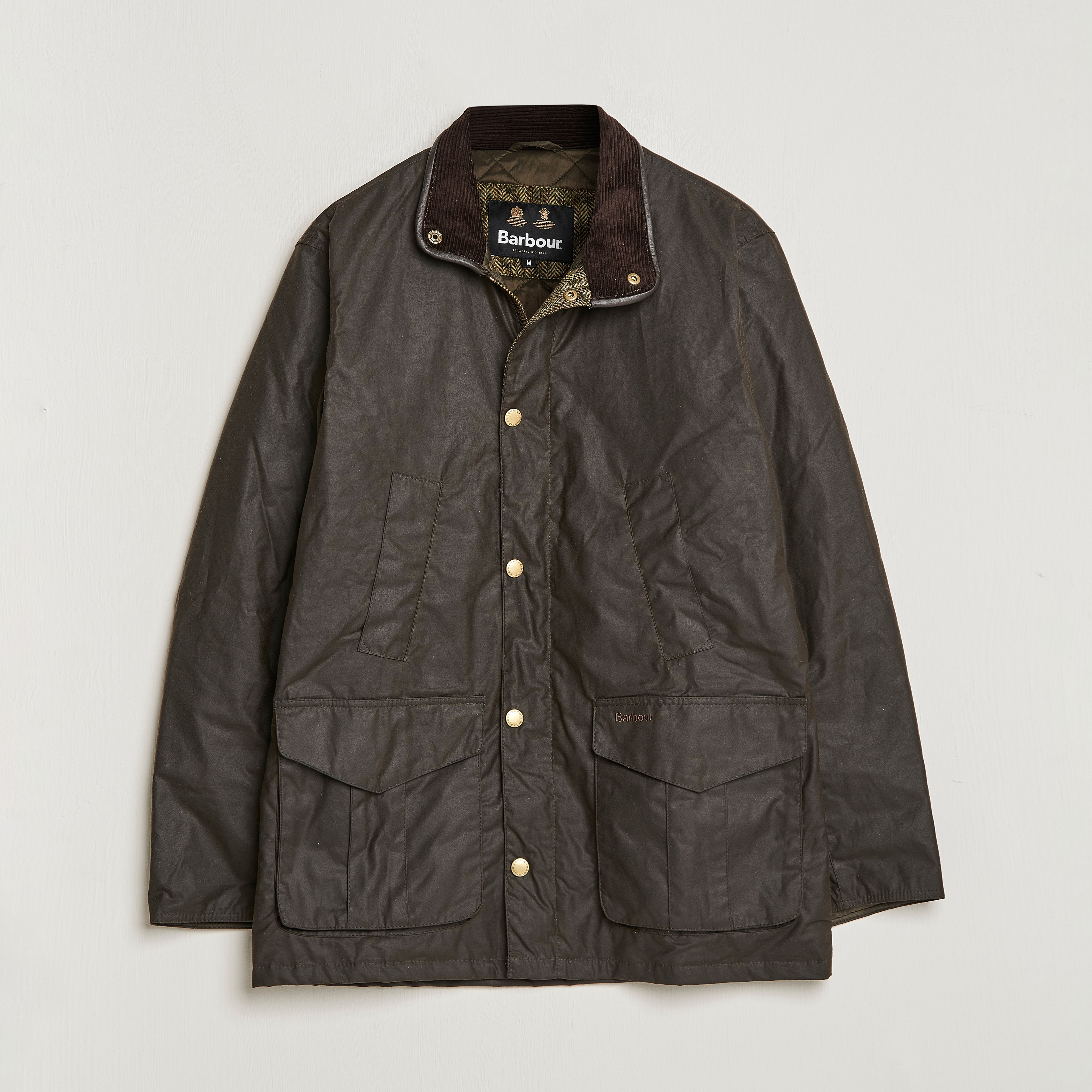 Barbour hereford olive outlet