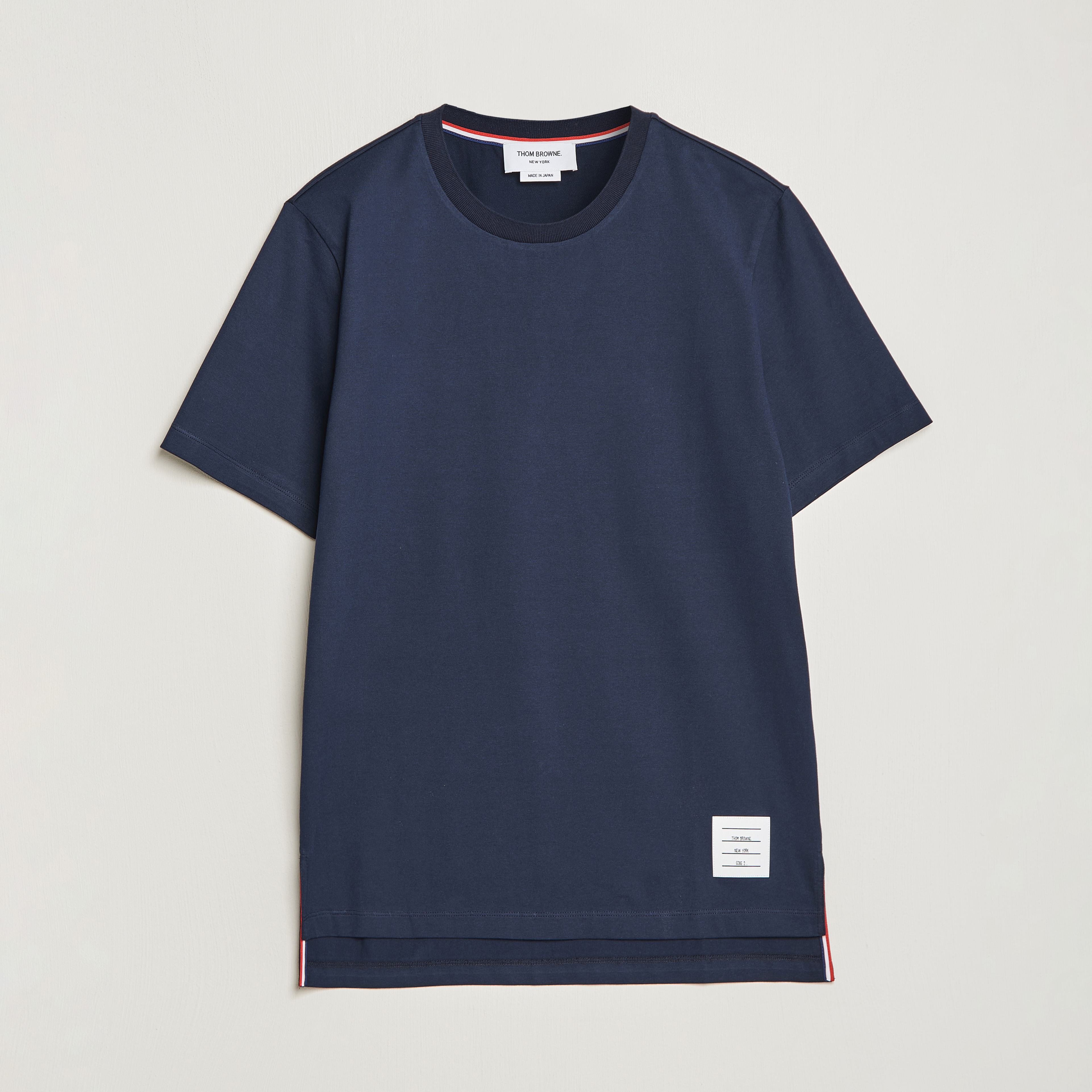 Thom Browne Relaxed Fit T-Shirt Navy - CareOfCarl.dk