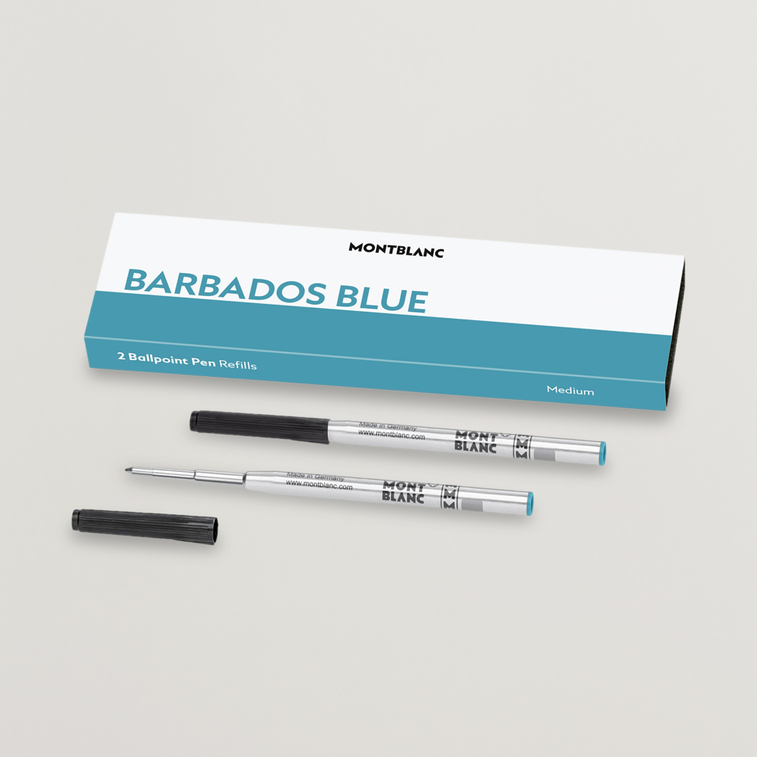 Montblanc Ballpoint Pen Refills Barbados Blue