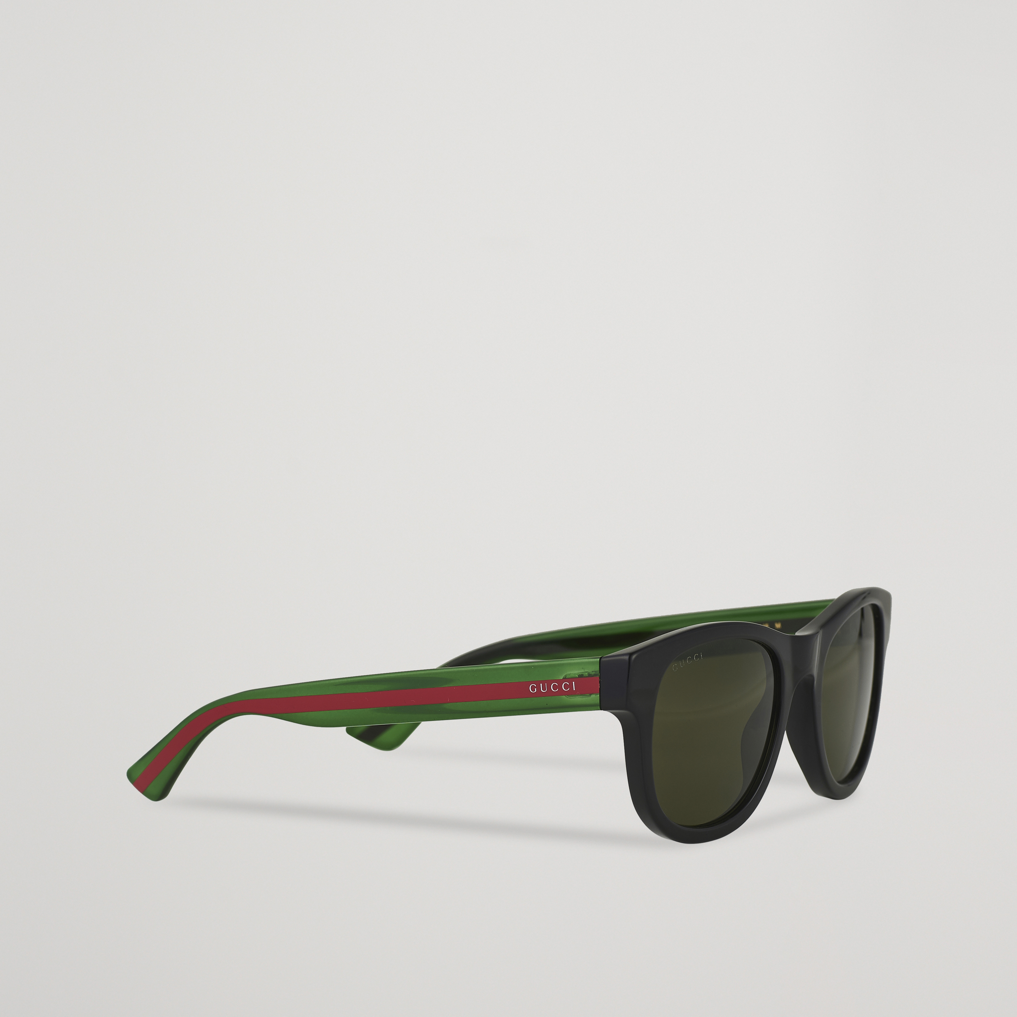 Kategori Mandag udlejeren Gucci GG0003SN Sunglasses Black/Green - CareOfCarl.dk