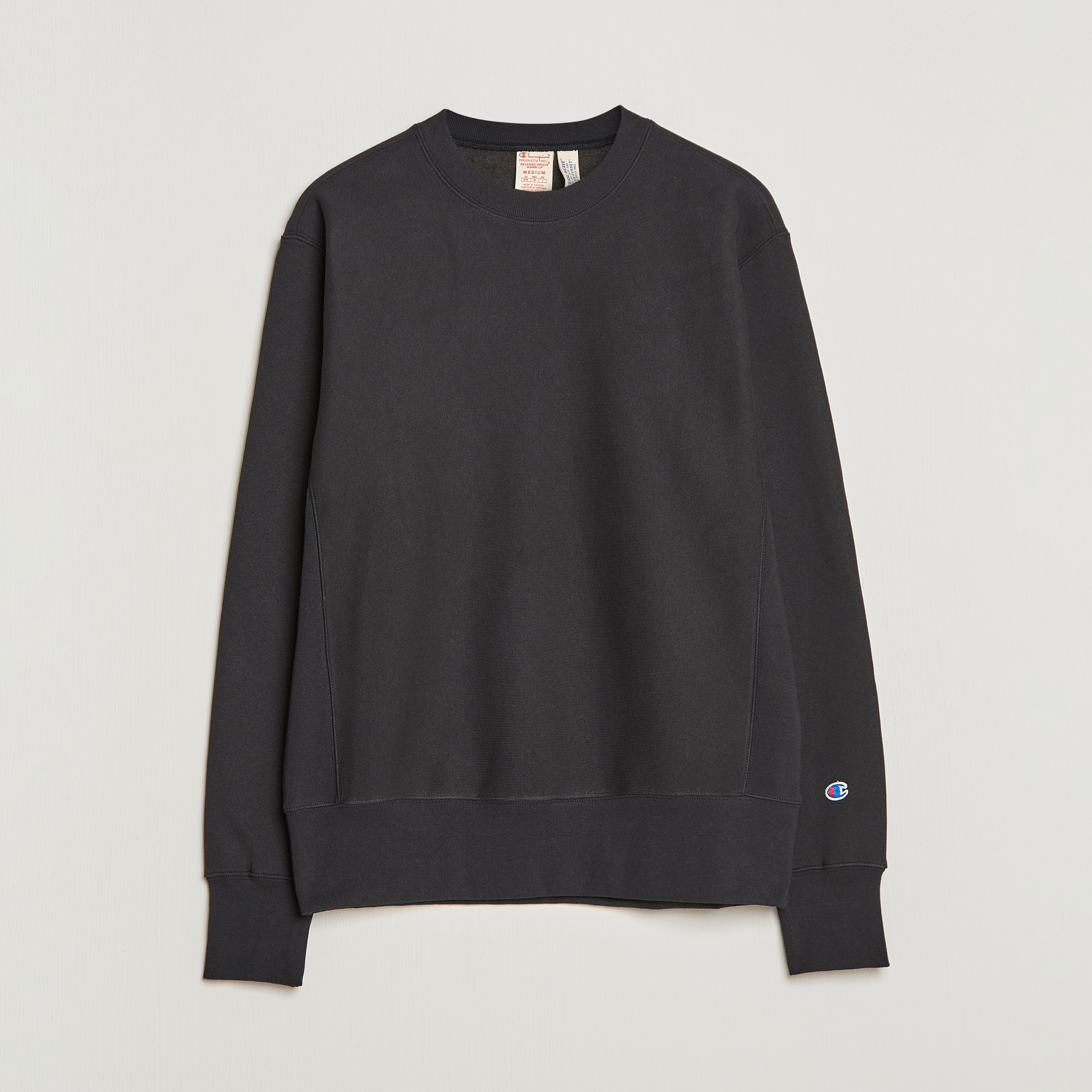 Champion Reverse Soft Sweatshirt Black - CareOfCarl.dk