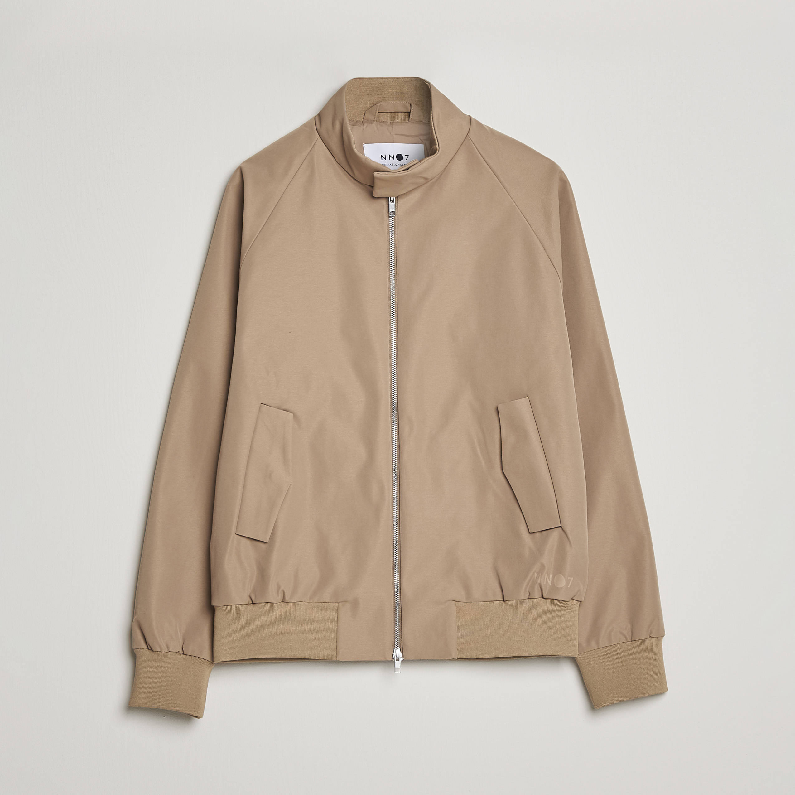 NN07 Dawson Light Harrington Jacket Khaki CareOfCarl.dk