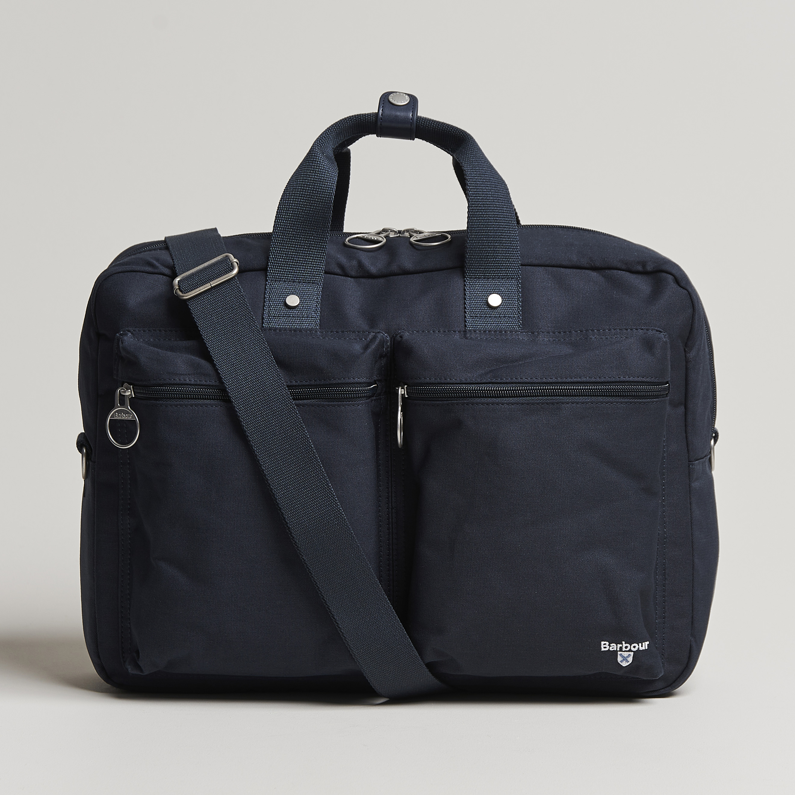 Barbour Lifestyle Cascade Multiway Laptop Bag Navy CareOfCarl.dk