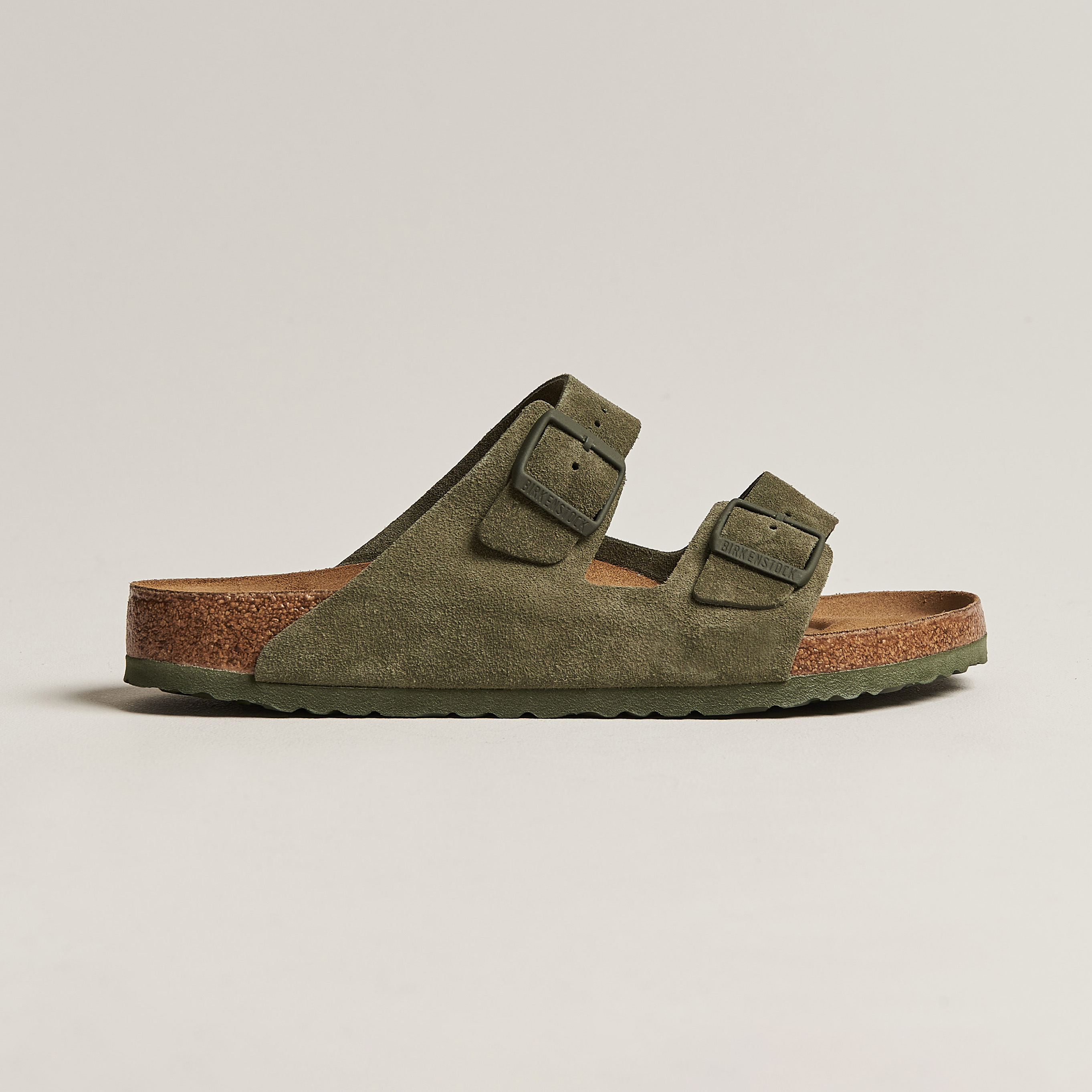 BIRKENSTOCK Classic Footbed Thyme Suede - CareOfCarl.dk