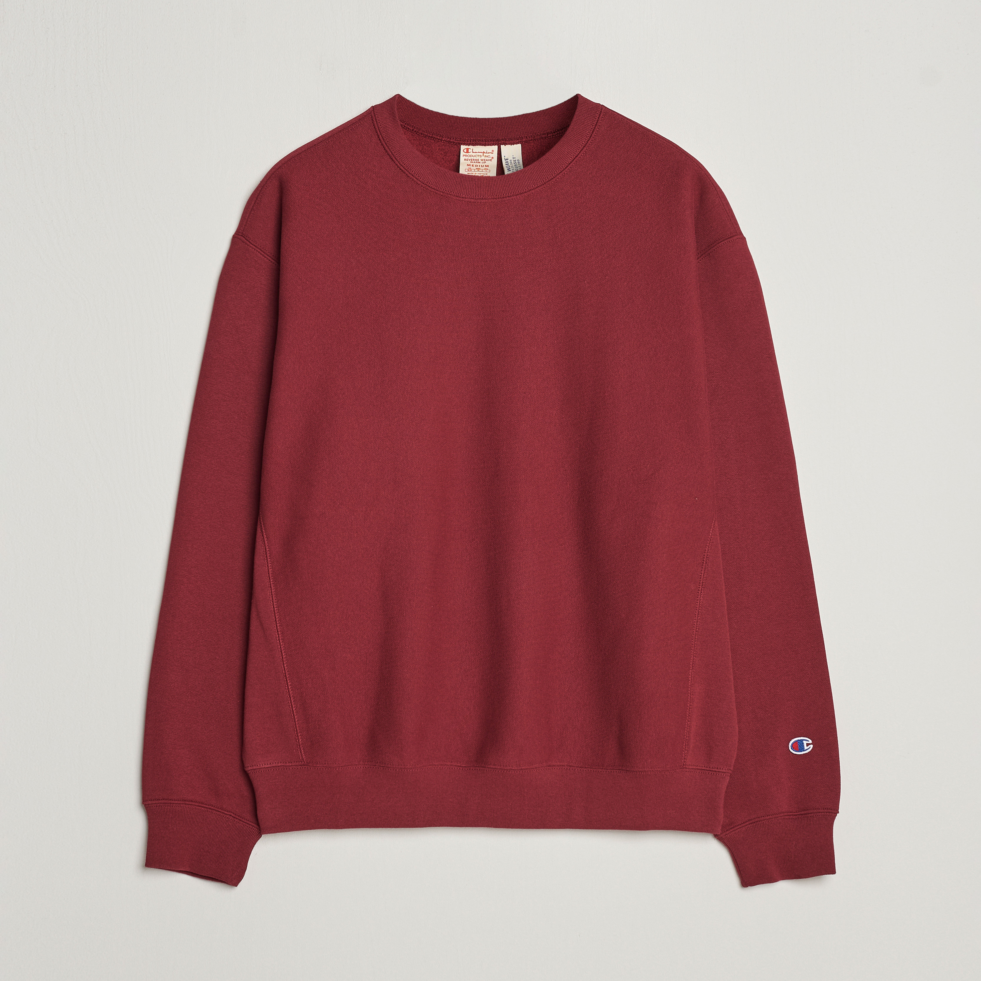 Weave Soft Fleece Sweatshirt Cabernet - CareOfCarl.dk