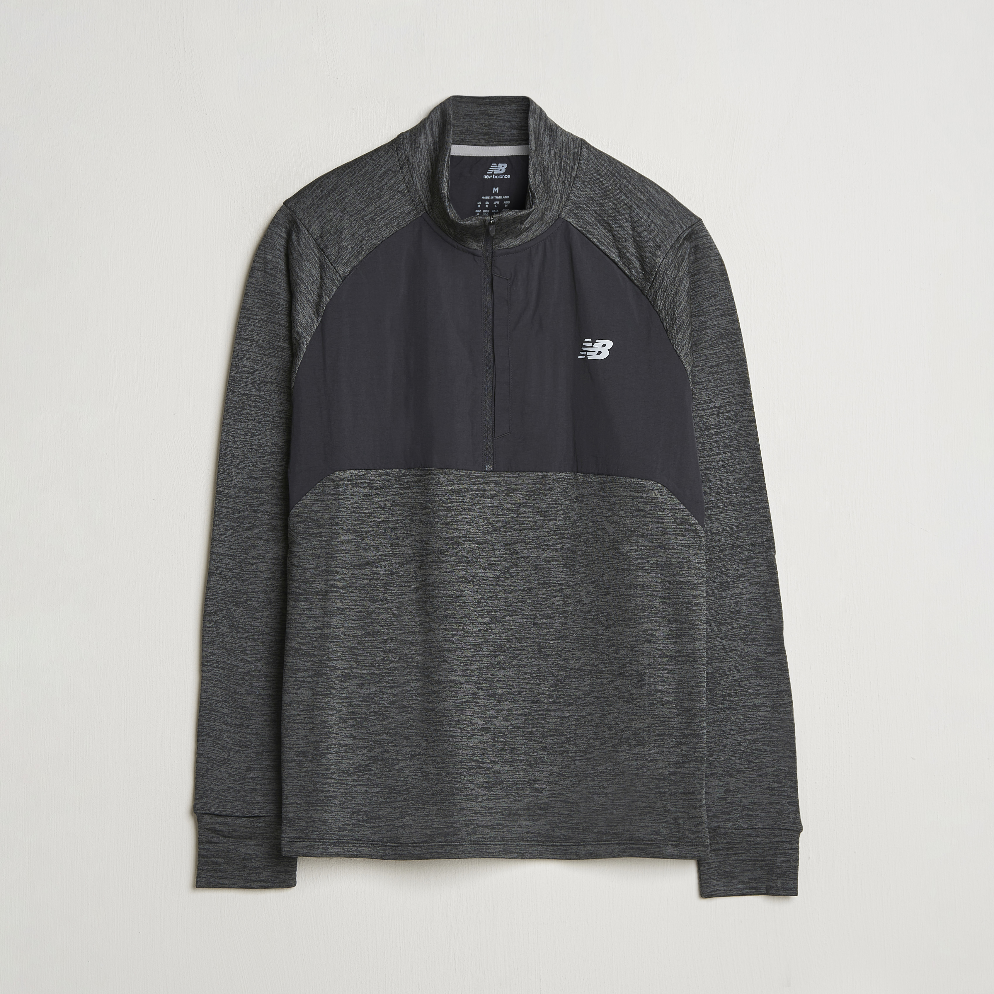 New Balance Cold New Balance Running Heat Grid Half Zip Black - CareOfCarl.dk