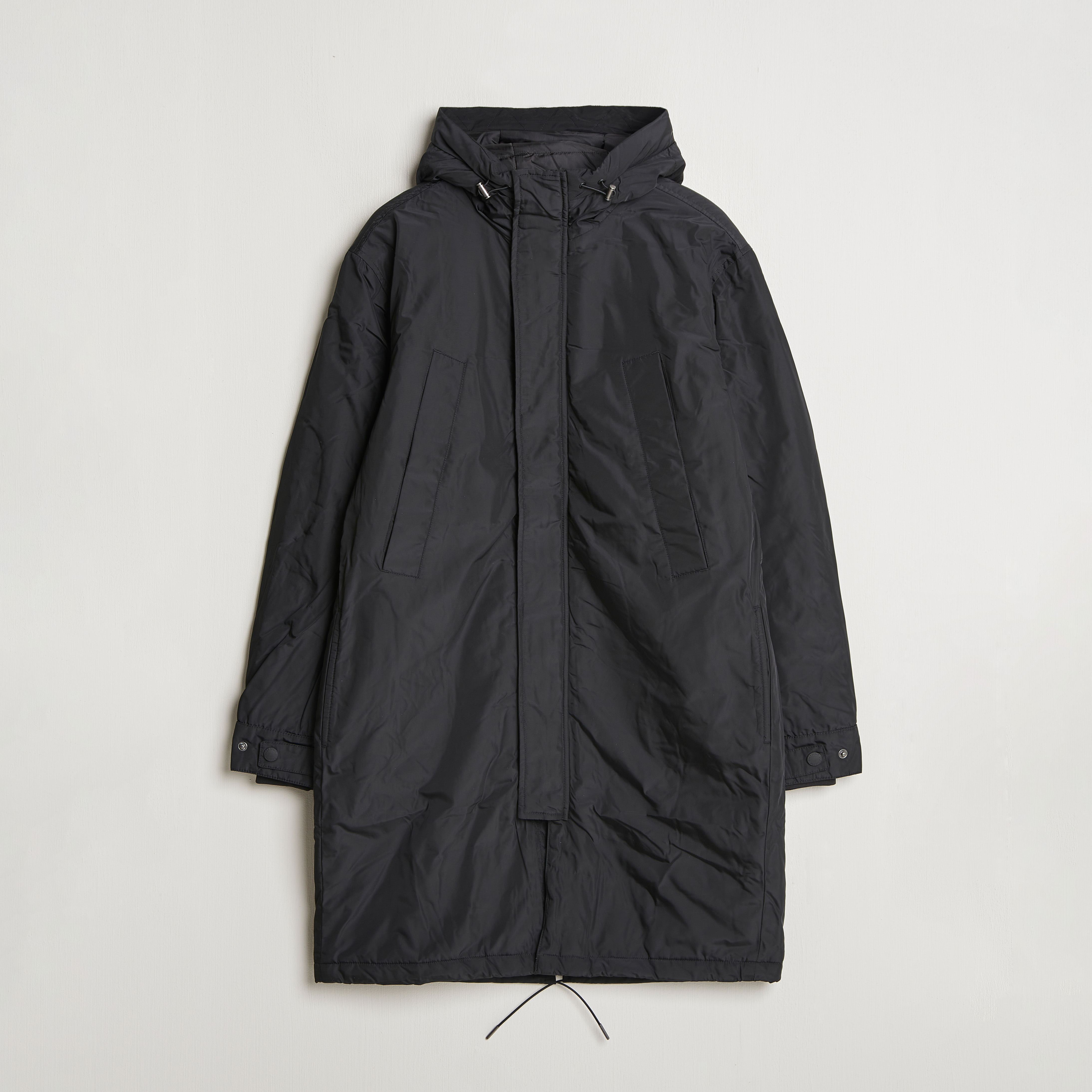 Lyle & Scott Micro Fleece Parka Jet Black En