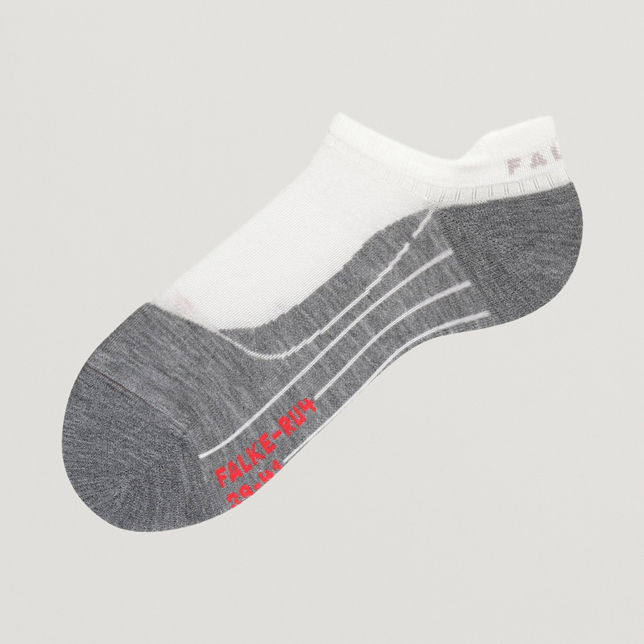 Falke Sport RU4 Endurance Invisible Socks White - CareOfCarl.dk