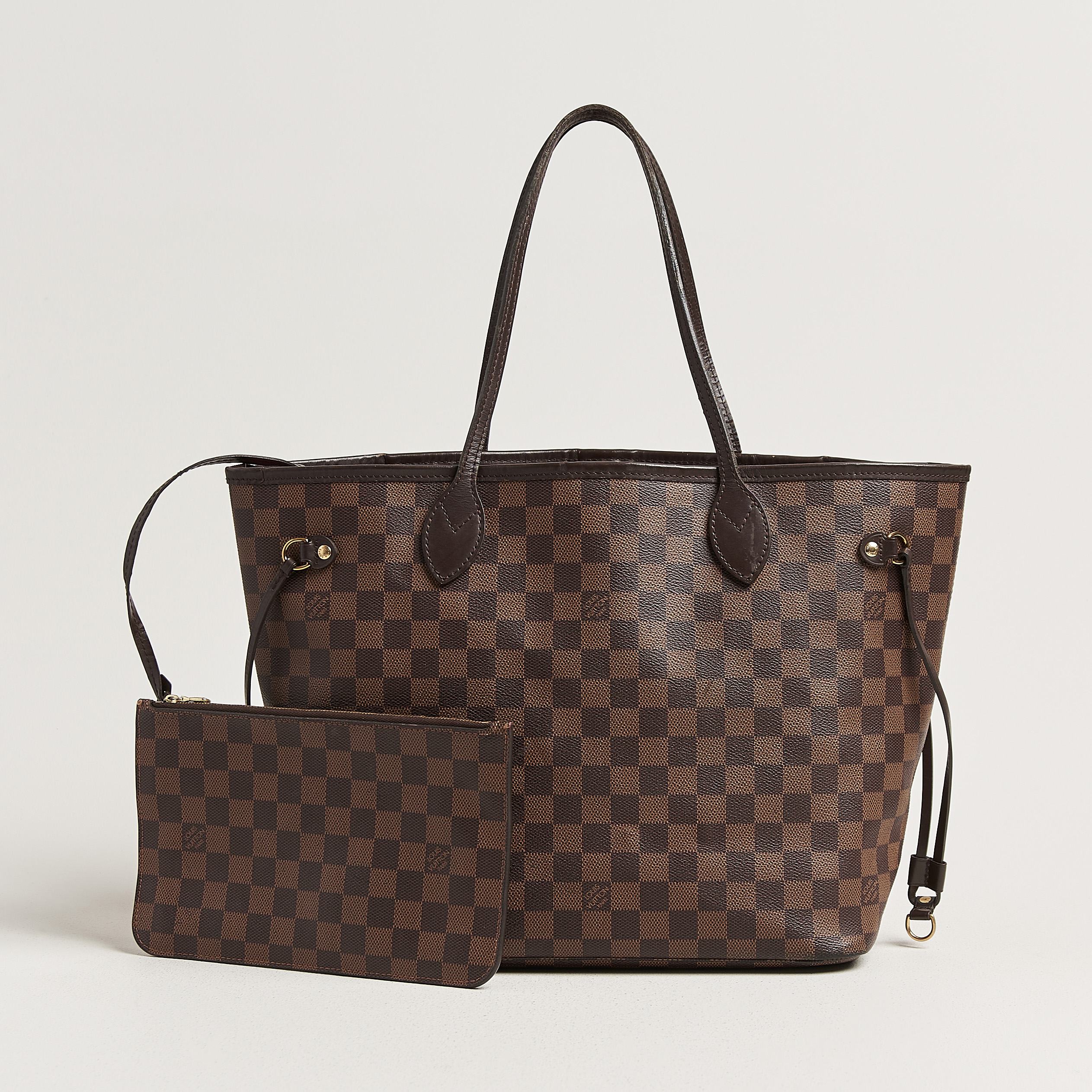 Louis Vuitton Pre-Owned Neverfull MM Damier Ebene – Brun