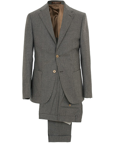 Mike Light Flannel Suit Grey