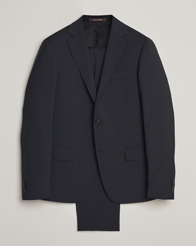 Herre |  | Oscar Jacobson | Edmund Wool Stretch Suit Black