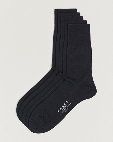 Herre | Undertøj | Falke | 5-Pack Airport Socks Dark Navy