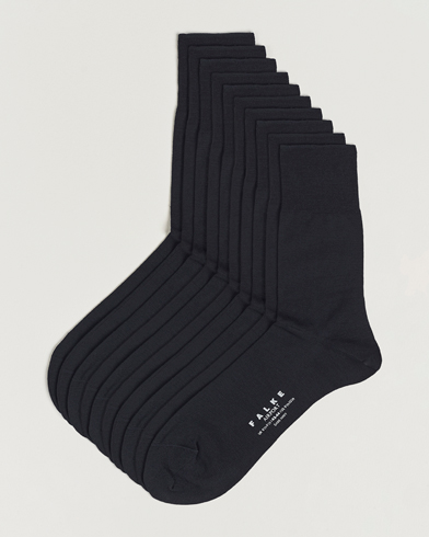 Herre | Almindelige sokker | Falke | 10-Pack Airport Socks Dark Navy