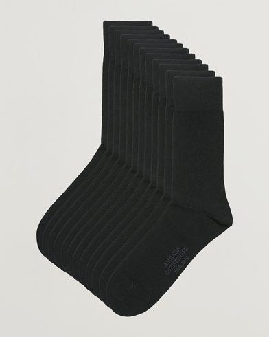 Herre | Gamle produktbilleder | Amanda Christensen | 12-Pack True Cotton Socks Black