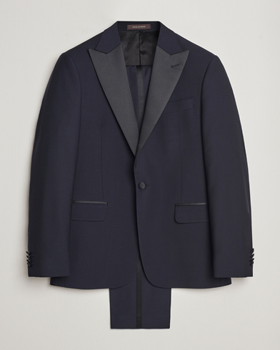 Herre | Fejr nytåret med stil | Oscar Jacobson | Frampton Wool Tuxedo Suit Navy