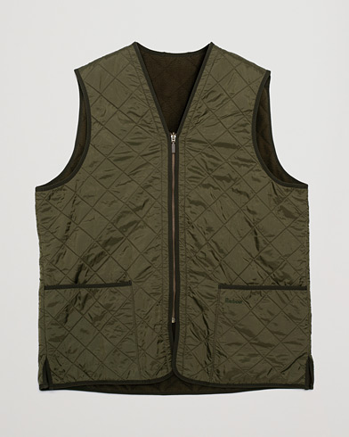 Herre | Pre-owned Jakker | Pre-owned | Barbour Lifestyle Quilt Waistcoat/Zip-In Liner Olive
