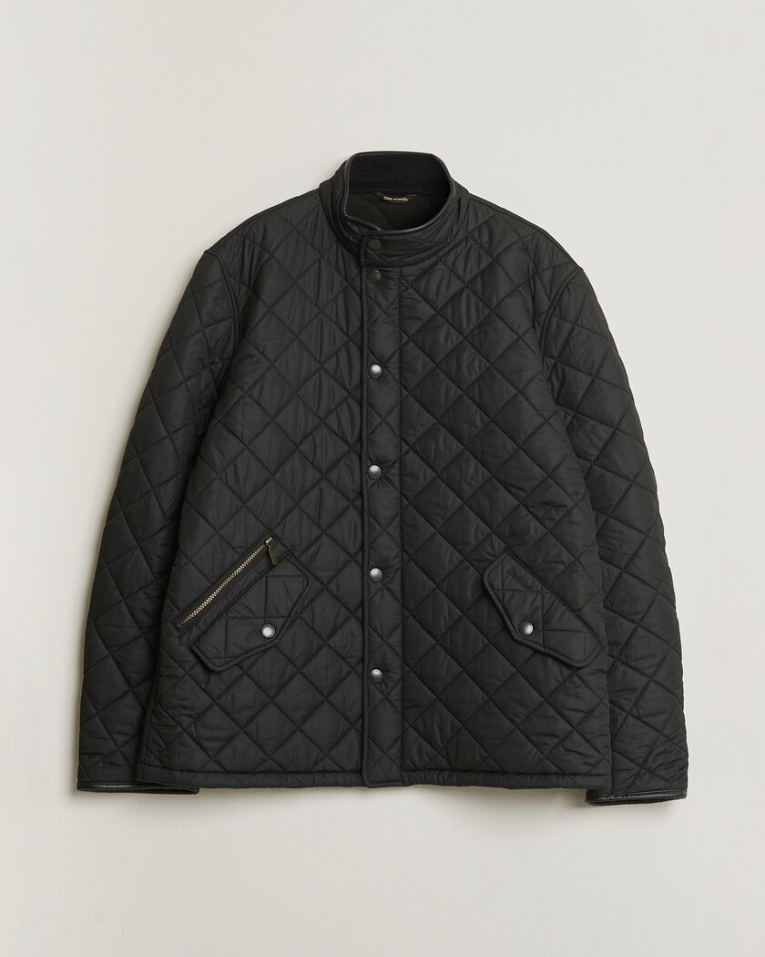  Barbour Lifestyle Powell Quilted Jacket Black XXL – Sort