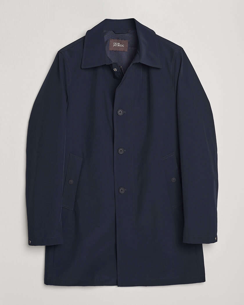 Pre-owned Oscar Jacobson Johnsson Coat Navy 50 – Blå