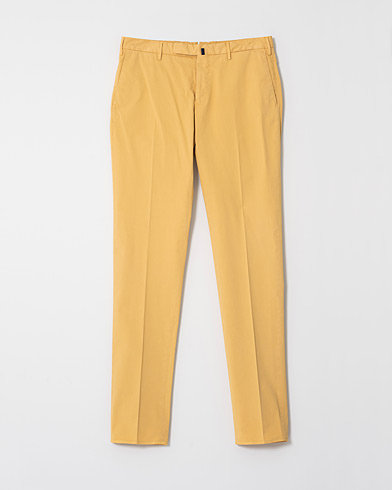 Herre | Pre-owned Bukser | Pre-owned | Incotex Slim Fit Stretch Chinos Pale Yellow 50