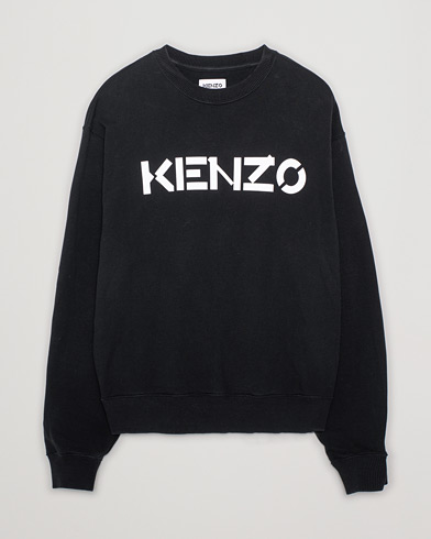 Herre | Pre-owned | Pre-owned | KENZO Logo Crew Neck Sweatshirt Black