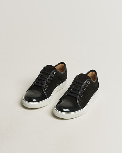  Lanvin DBB1 Patent Cap Toe Sneaker Black UK7 - EU41 – Sort