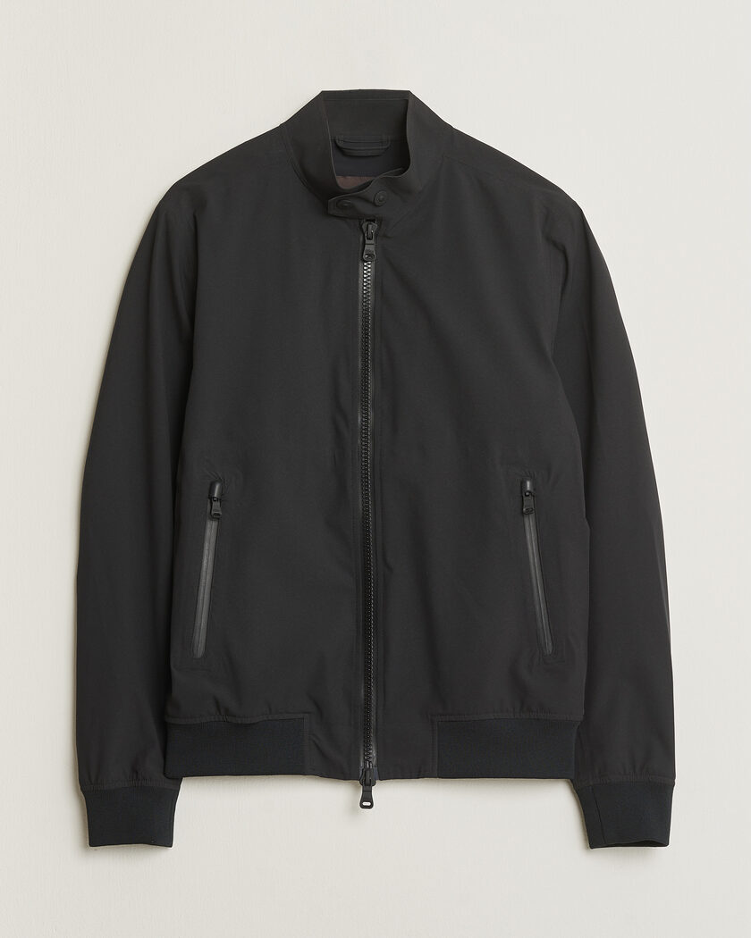  Oscar Jacobson Hamlin Harrington Jacket Black 46 – Sort