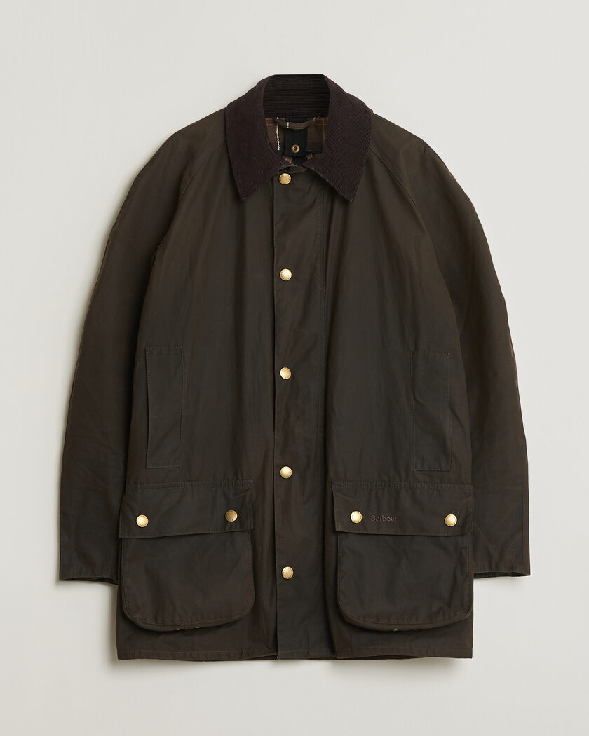 Pre-owned Barbour Lifestyle Beausby Waxed Jacket Olive S – Grøn