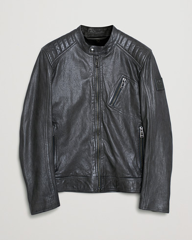 Herre | Pre-owned Jakker | Pre-owned | Belstaff V Racer 2.0 Leather Jacket Dark Grey