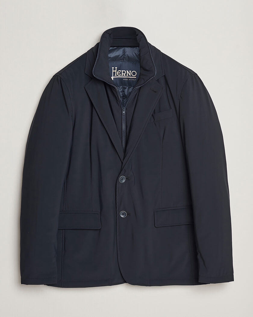 Herno Nylon City Blazer Navy 50 – Blå
