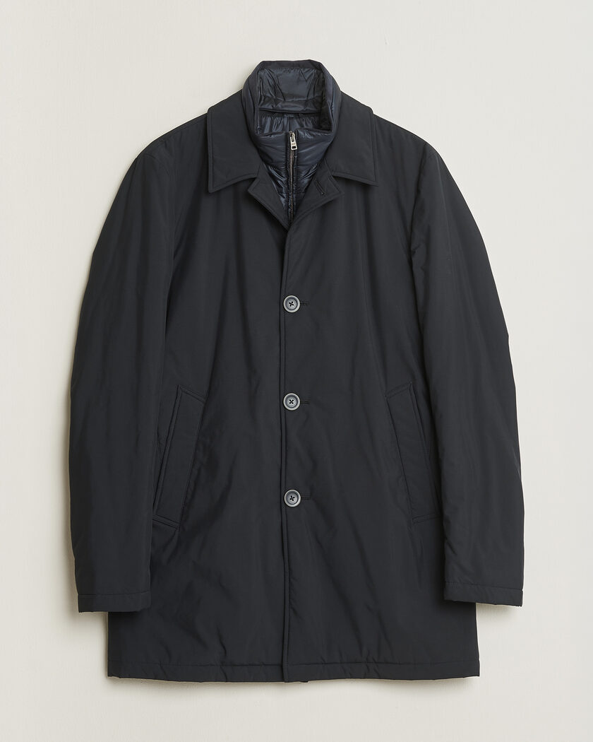  Herno Nylon City Coat Navy 50 – Blå