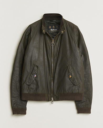 Pre-owned Barbour International Steve McQueen Merchant Jacket Olive L – Grøn