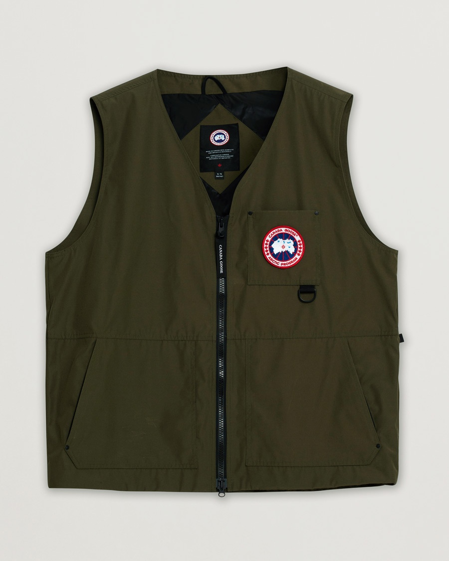 Pre-owned Canada Goose Canmore Vest Military Green – Grøn