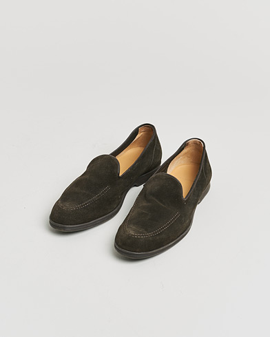 Myrqvist Brannö Loafers Dark Brown Suede 41 – Brun