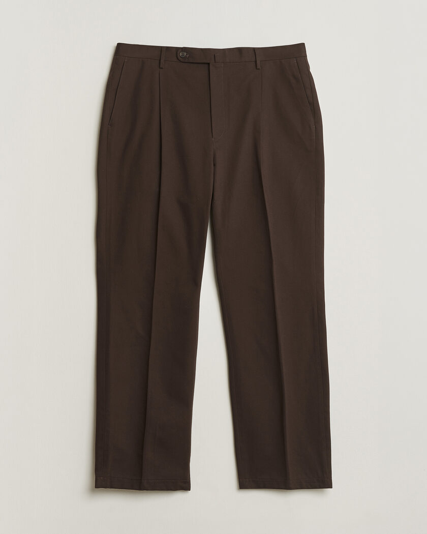 Pre-owned Rubato High Waist Cotton Chino Brown 52 – Blå