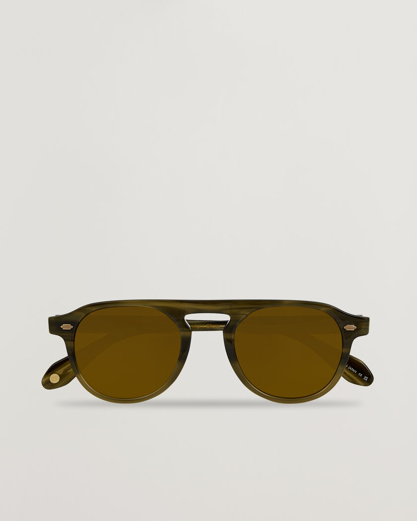 Pre-owned Garrett Leight Harding Sunglasses Army Drift – Grøn