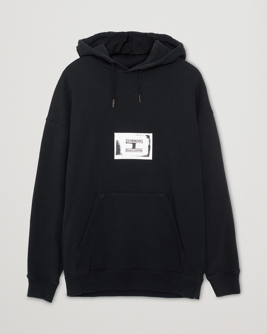 Pre-owned Givenchy Loopback Cotton Hoodie S – Sort