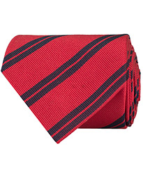  Stripe Classic Tie 8 cm Red/Navy
